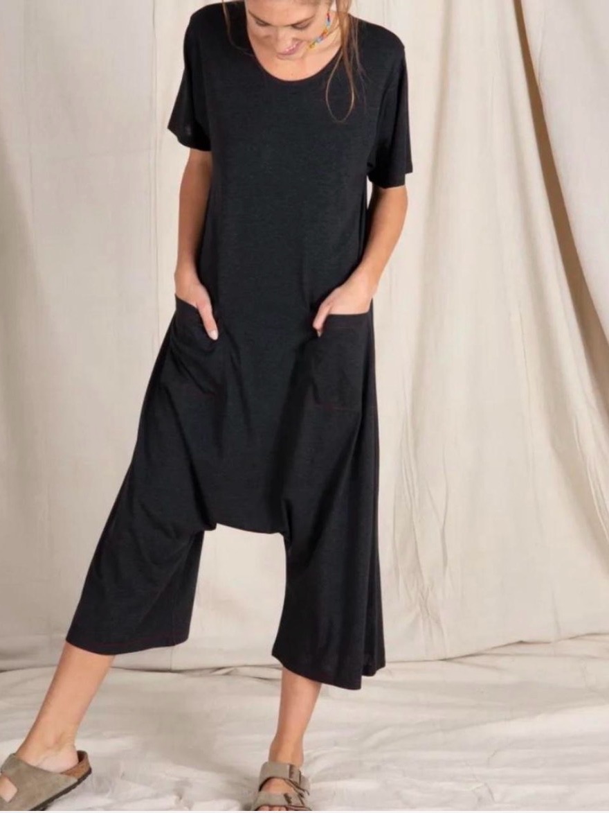 Natural Life Johnie Jumpsuit Short-Sleeve Relaxed With Pockets
